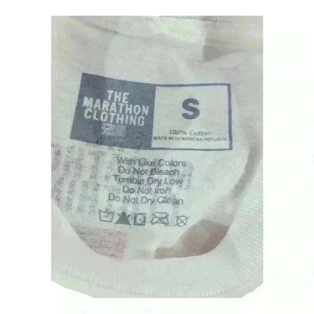 The Marathon Clothing White T-Shirt with Red TMC Logo. Small. NWT - Picture 3 of 8